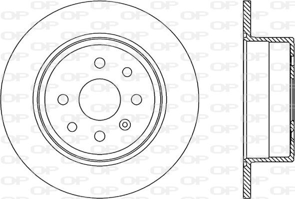 OPEN PARTS Тормозной диск BDR1804.10